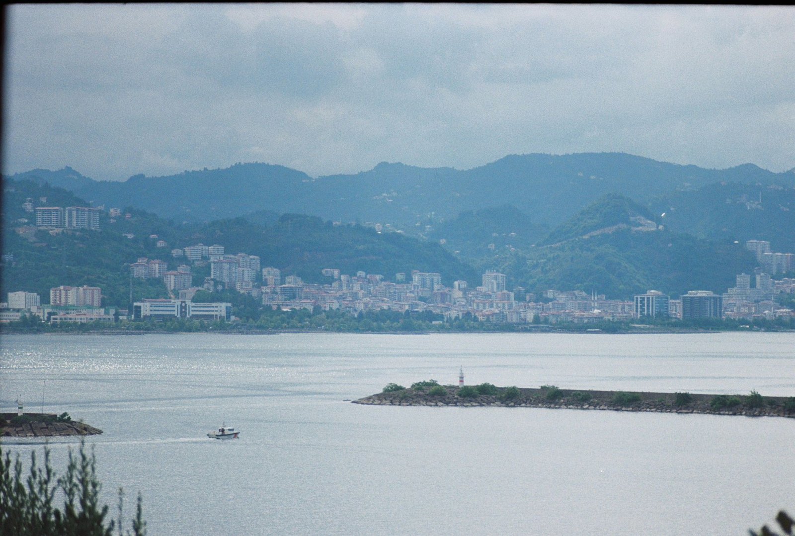 Coastal city panorama